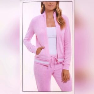 Juicy Couture Pink Velour Terry Jacket